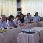 The visit of leaders of the state bank of Vietnam