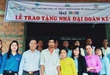 Giving charity house for the member in Tan Phuoc district (Oct 2019)
