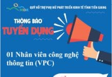 01 Nhân viên công nghệ thông tin (VPC) (Đã hết hạn)